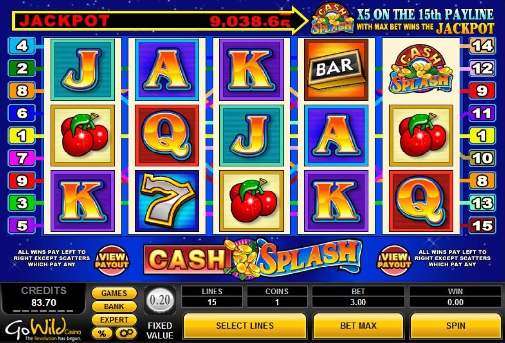 Cashsplash 5 Reel Slot Review