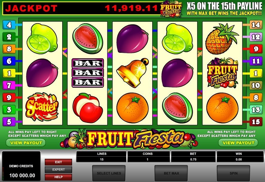 Fruit Fiesta 5 Reel Slot Review