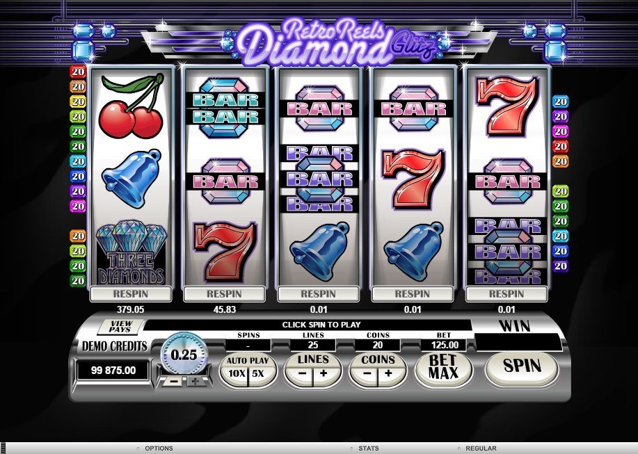 Retro Reels Diamond Glitz Slot Review